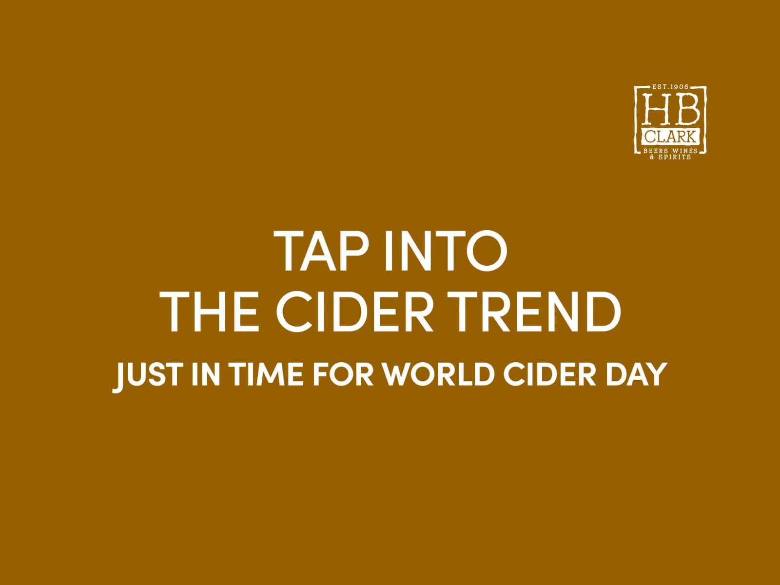 Tap into the Cider Trend for World Cider Day