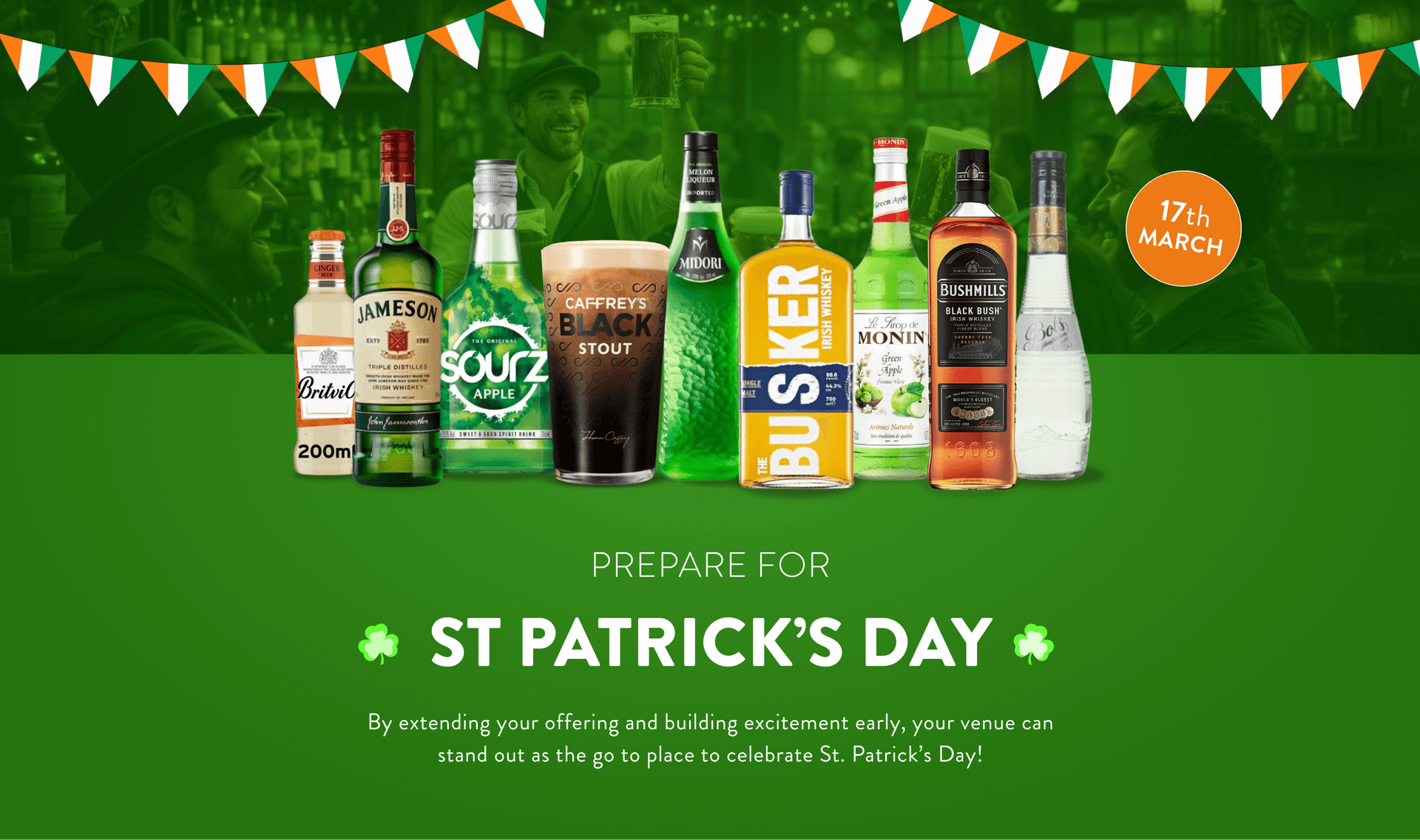 Pamphlet Header St Patricks Day 2026 ยท HB Clark